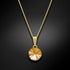 Pendant "Klaris II (Golden Shadow)" with Swarovski™ crystals