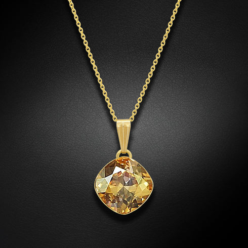 Кулон "Apžilbinošs Spīdums IV (Golden Shadow)" с кристаллами Swarovski™
