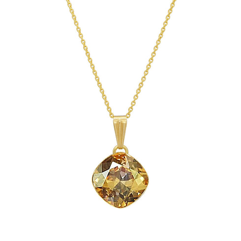 Кулон "Apžilbinošs Spīdums IV (Golden Shadow)" с кристаллами Swarovski™
