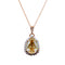 Kulons "Debesu Piliens III (Golden Shadow)" ar Swarovski™ kristāliem