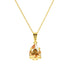 Pendant "Venus II (Golden Shadow)" with Swarovski™ crystals