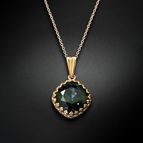 Komplekts "Vintāžš IV (Graphite)" ar Swarovski™ kristāliem