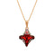 Pendant "Crystal Diamond II (Light Siam Metallic Light Gold)" with Swarovski™ crystals