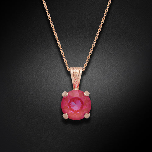 Kulons "Junona (Lotus Pink DeLite)" ar Swarovski™ kristāliem