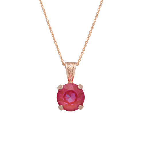 Kulons "Junona (Lotus Pink DeLite)" ar Swarovski™ kristāliem