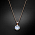 Pendant "Junona (Moonlight)" with Swarovski™ crystals