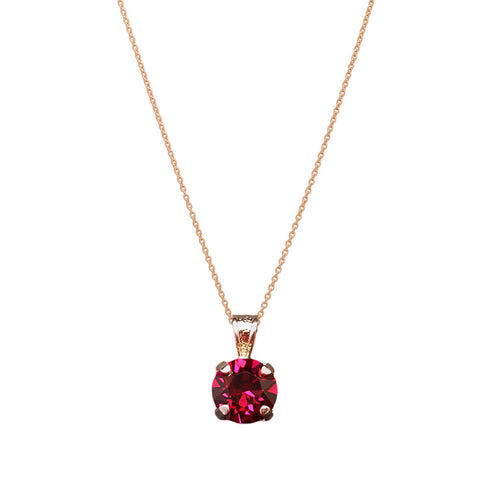 Pendant "Junona (Ruby)" with Swarovski™ crystals