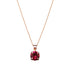 Pendant "Junona (Ruby)" with Swarovski™ crystals