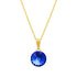 Pendant "Klaris II (Sapphire)" with Swarovski™ crystals