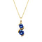Pendant "Milky Way (Sapphire)" with Swarovski™ crystals