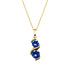 Pendant "Milky Way (Sapphire)" with Swarovski™ crystals