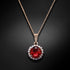 Кулон "Apžilbinošs Spīdums III (Scarlet)" с кристаллами Swarovski™