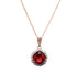 Кулон "Apžilbinošs Spīdums III (Scarlet)" с кристаллами Swarovski™