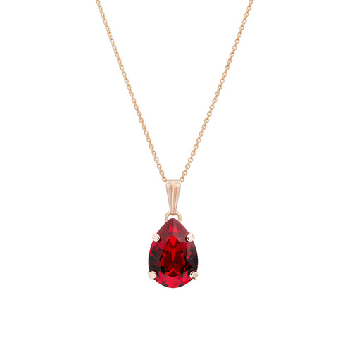 Pendant "Venus II (Siam)" with Swarovski™ crystals