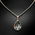 Pendant "Crystal Drop (Silver Night)" with Swarovski™ crystals