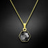 Pendant "Fantasy (Silver Night)" with Swarovski™ crystals