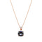 Pendant "Junona (Silver Night)" with Swarovski™ crystals