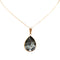 Pendant "Crystal Drop (Silver Night)" with Swarovski™ crystals