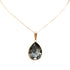 Pendant "Crystal Drop (Silver Night)" with Swarovski™ crystals
