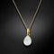 Pendant "Crystal Drop (White Opal)" with Swarovski™ crystals