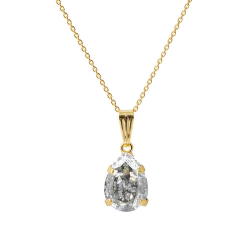 Pendant "Venus II (Silver Patina)" with Swarovski™ crystals
