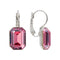 Auskari "Lurdes (Rose Diamond Touch Light)" ar Swarovski™ kristāliem