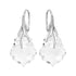 Silver earrings "Baroka VI" with Swarovski™ crystals