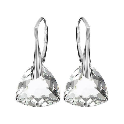 Silver Earrings "Evening Sparkle" with Swarovski™ Crystals