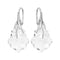 Silver earrings "Baroka VI" with Swarovski™ crystals