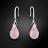 Silver Earrings "Baroque III (Antique Pink)" with Swarovski™ Crystals