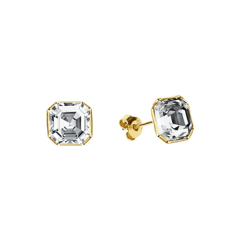 Silver earrings "Imperial II" with Swarovski™ crystals