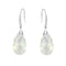 Silver Earrings "Baroka III (Moonlight)" with Swarovski™ Crystals