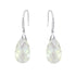 Silver Earrings "Baroka III (Moonlight)" with Swarovski™ Crystals