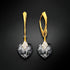 Silver Earrings "Dear Valentine (Silver Night)" with Swarovski™ Crystals