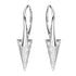 Silver Earrings "Smaile II (Silver Patina)" with Swarovski™ Crystals