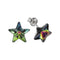 Children's Silver Earrings "Star (Vitrail Medium)" with Swarovski™ Crystals