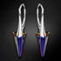 Silver Earrings "Smaile II (Volcano)" with Swarovski™ Crystals