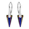 Silver Earrings "Smaile II (Volcano)" with Swarovski™ Crystals