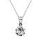 Silver pendant "Classic" with Swarovski™ crystals