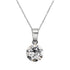 Silver pendant "Classic" with Swarovski™ crystals