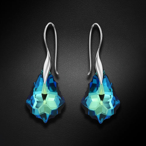 Silver set "Baroka IV (Bermuda Blue)" with Swarovski™ crystals