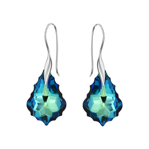 Silver set "Baroka IV (Bermuda Blue)" with Swarovski™ crystals