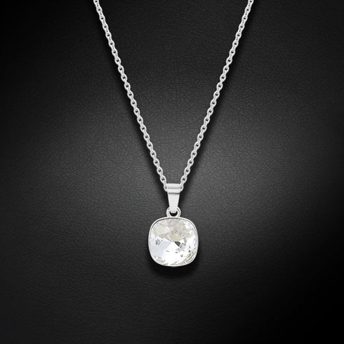 Silver Pendant "Dazzling Radiance" with Swarovski™ Crystals