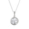 Silver pendant "Klaris" with Swarovski™ crystals