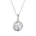 Silver pendant "Klaris" with Swarovski™ crystals