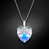 Silver Pendant "Cupid (Aurora Borealis)" with Swarovski™ Crystals