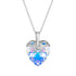 Silver Pendant "Cupid (Aurora Borealis)" with Swarovski™ Crystals