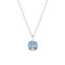 Silver pendant "Dazzling Glow (Aquamarine)" with Swarovski™ crystals