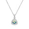 Silver Pendant "Elemental Magic (Aurora Borealis)" with Swarovski™ Crystals
