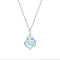 Silver pendant "Baroque V (Aurora Borealis)" with Swarovski™ crystals